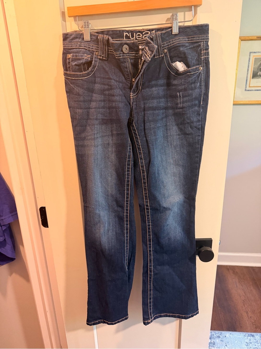 Rue21 Women's Dark Blue Boot-Cut Jeans